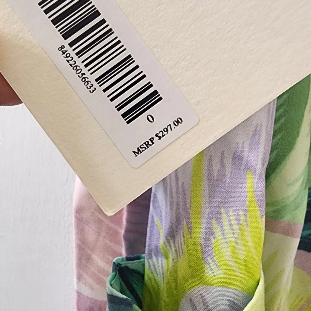 New Mara Hoffman Floral Print‎ Women's Skirt, Size 0, Rayon.